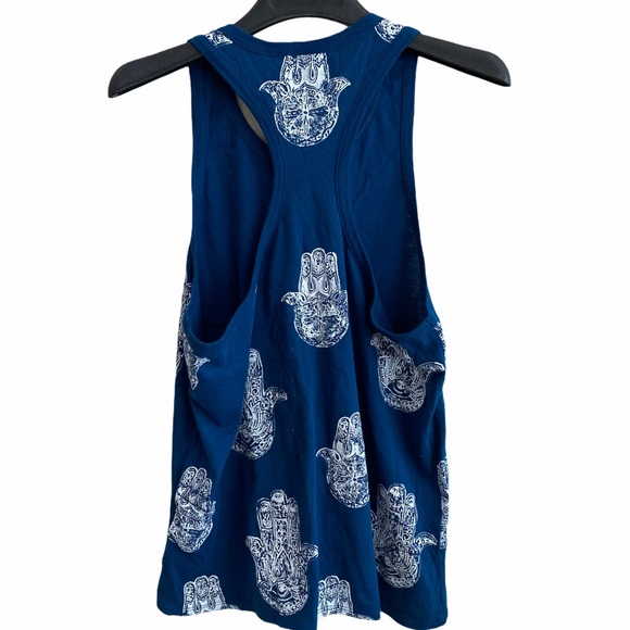 Racer back hamsa tank top blue size M - Picture 5 of 5